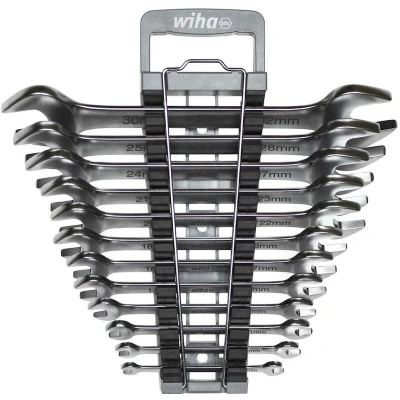 Afbeelding van Wiha 44753 Dubbele steeksleutelset 12 delig 7 32 mm