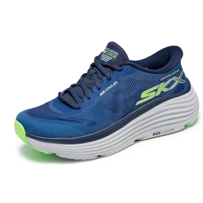 Afbeelding van Skechers Max Cushioning Endeavour Exciton Sneakers voor heren, Navy Blauw, 43 EU