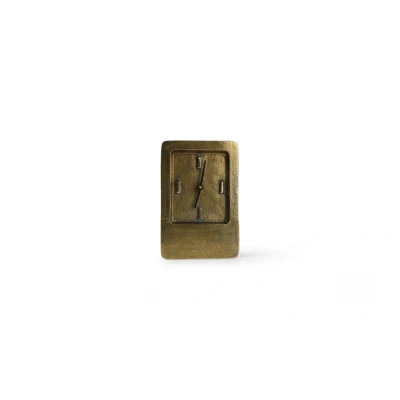 Afbeelding van Tafelklok 14Xh22cm goud Edge Zone 825043