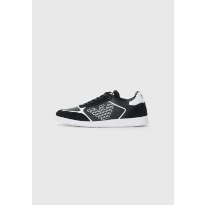 Afbeelding van EA7 Emporio Armani NEW Heritage Eagle Unisex Sneakers laag, Maat: 44, Black/white Schoenen