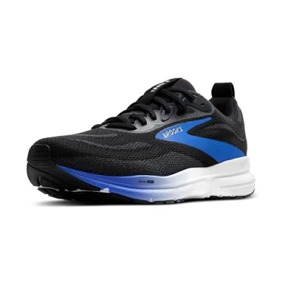 Afbeelding van Brooks Trace 4 Hardloopschoenen voor op de weg, Heren, Maat: 44.5, Black white Textiel
