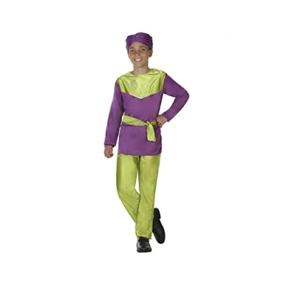 Afbeelding van Kostuums voor Kinderen Page Paars (4 Pcs) Maat 10 12 Jaar
