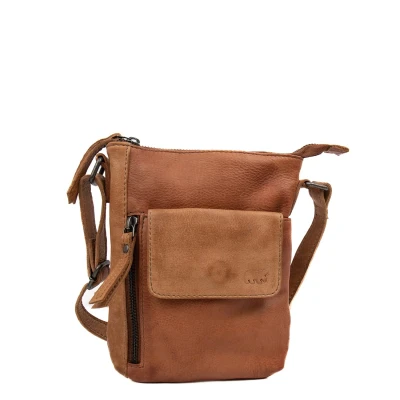 Afbeelding van Bear Design Davide Crossbody taupe Damestas