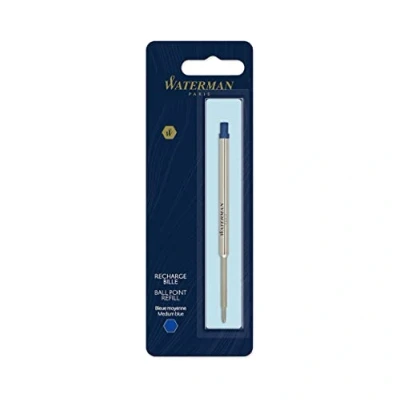 Afbeelding van Waterman Balpenvulling Medium punt Blauwe inkt 1 stuk