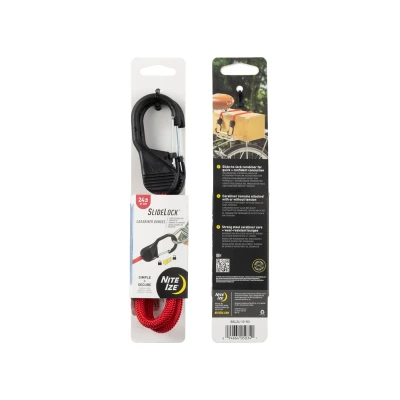 Afbeelding van Nite Ize Bungee Karabijnhaak Slidelock Rood S