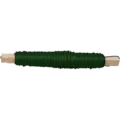 Image de Creotime fil de fleur 50 m 0,5 mm vert