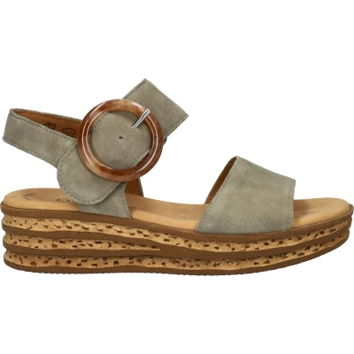 Afbeelding van Gabor Sandalen met plateauzool, Dames, Maat: 41, Braun Schoenen