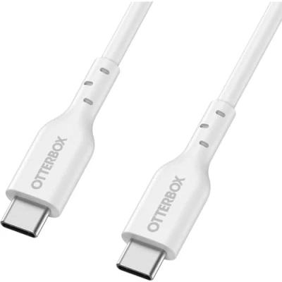 Image de Câble USB C OtterBox Power Delivery pour téléphone portable 1 m Blanc