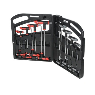 Afbeelding van Silverline 16 delige dopsleutel set met T handvat