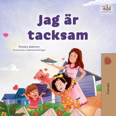 Afbeelding van Swedish Bedtime Collection I am Thankful (Swedish Book for Children)