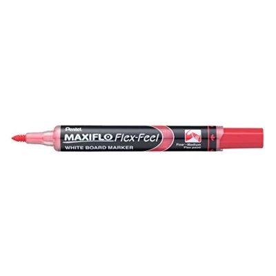 Afbeelding van Viltstift Pentel MWL5SBF Maxiflo whiteboard rood 1 5mm