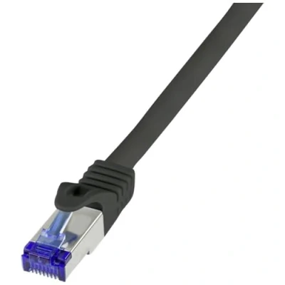 Afbeelding van LogiLink C6A113S RJ45 CAT 6A S/FTP 20.00 m Zwart 1 stuk(s)