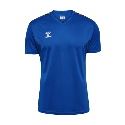 Afbeelding van Hummel Authentic PL S Tshirt print, Heren, Maat: XXL, True blue