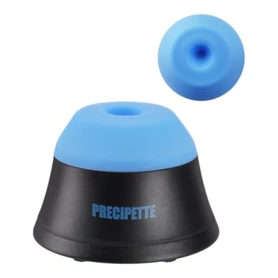 Afbeelding van PRECIPETTE Vortex Mini mixer 3000 rpm omw/min verfmixer shaker voor Citadel Vallejo acrylverf nagellak wimperlijm (blauw en zwart)