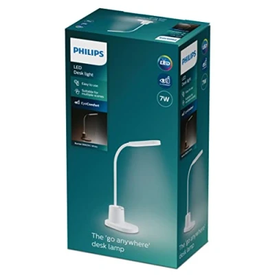 Afbeelding van Philips Bucket DSK214 PT 8719514443792 Tafellamp met accu LED 7.5 W Wit