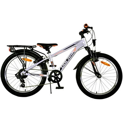 Afbeelding van Volare Cross 20 Inch 6V Jongens Kinderfiets Zilver + Inruilkorting