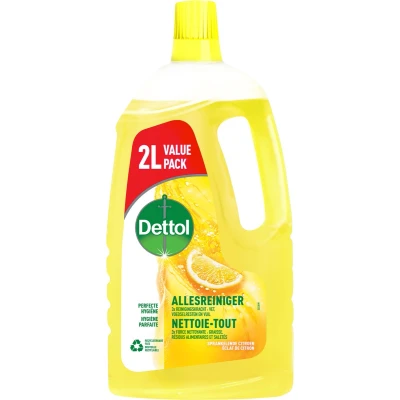 Afbeelding van Dettol Allesreiniger Power&amp;Fresh Sprankelende Citroen Limoen 2L