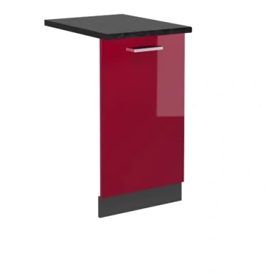 Afbeelding van Vicco R Line Vaatwasser deksel 45 cm , WB Antraciet Bordeauxrode hoogglans