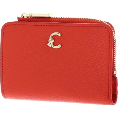 Afbeelding van COCCINELLE Leren Portemonnee C Me Wallet Gazpacho Oranje