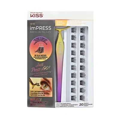 Afbeelding van imPRESS Kunstwimpers Zelfklevend Wimperextensie Lashes Valse Wimpers Geen irratie Herbruikbaar Press on Falsies Natural