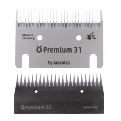 Image de Kerbl Scheermessen Set Premium cheval/bœuf 31/23 Tanden