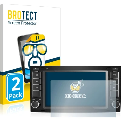Afbeelding van BROTECT Screenprotector voor M.I.C. AVT7 lite Folie Beschermfolie transparant (2 Stuks)