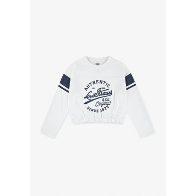 Afbeelding van Levi&#039;s Varsity TEE Longsleeve voor kinderen, Maat: 92, blanc de