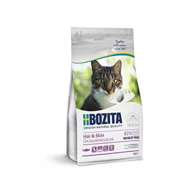 Afbeelding van Bozita Hair &amp; Skin Wheat free Salmon 400g