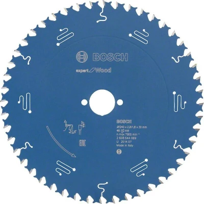 Image de BOSCH 2608644069 lame de scie circulaire Expert pour le bois, 240 x 30 2.8 mm, 48T