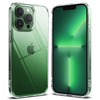 Afbeelding van Ringke Compatibel met iPhone 13 Pro Max beschermhoes [Fusion] transparante harde polycarbonaat achterkant TPU zachte bumper schokbestendig helder