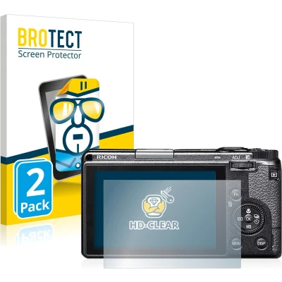 Afbeelding van BROTECT Screenprotector voor Ricoh GR IIIx / HDF Folie Beschermfolie transparant (2 Stuks)