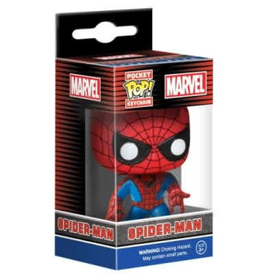 Afbeelding van Funko Pop! Sleutelhanger: Marvel Spider Man Comics Vinyl Minifiguur om te verzamelen fancy sleutelhanger kerstcadeau cadeau idee Officiële producten