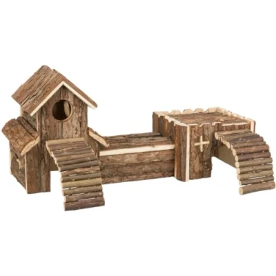 Afbeelding van Trixie Natural Living Tunnelsysteem Frida Kooi Accessoire 47x22x15 cm