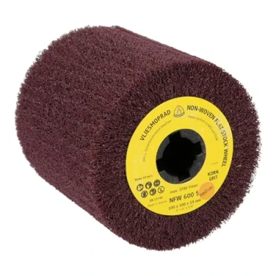 Afbeelding van Klingspor, Schuurmiddelen, NFW 600 S Fleece wiel medium, 100x100x19mm (258896)