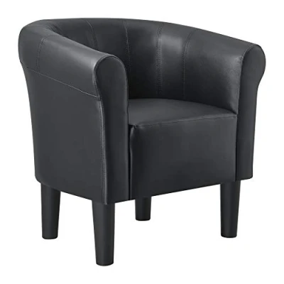 Afbeelding van fauteuil schelpen zwart