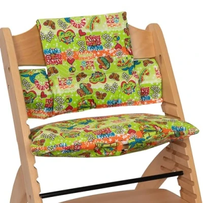 Afbeelding van Stokke Kinderstoel kussenhoes Compatibel met Tripp Trapp, Trip Trap Stokke, en (Groen Hippie)