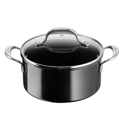 Image de Faitout Lagostina Désideria Céramique 24 cm + couvercle Noir