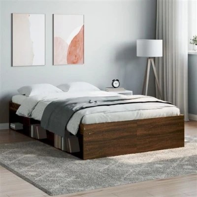 Afbeelding van Bedframe Bruineikenkleurig 140X200 cm 120 x 200 / bruin eikenkleur