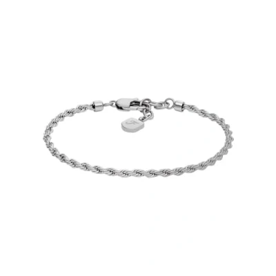 Afbeelding van Fossil JF04822040 Herenarmband, Roestvrij staal, zilverkleurig, Eine Grösse, Geen edelsteen, edelsteen