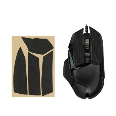 Afbeelding van kwmobile gaming Muis grip tape geschikt voor Logitech G502 Antislip muistape in zwart