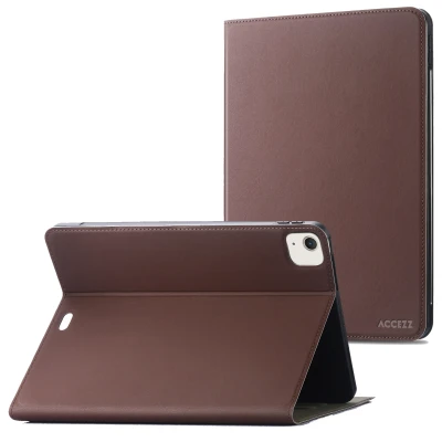 Afbeelding van Accezz Tablet Hoes Geschikt voor iPad Air 13 inch (2024) M2 Classic Case Bruin