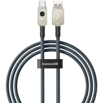 Afbeelding van Baseus Snel oplaadbare datakabel USB naar C, 100W, 1m Wit (1 m), kabel