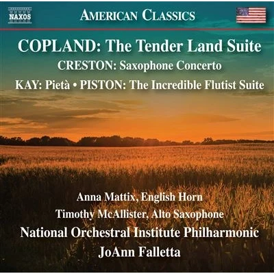 Image de Copland : The Tender Land Suite Creston Concerto Pour Saxophone Kay Pietà