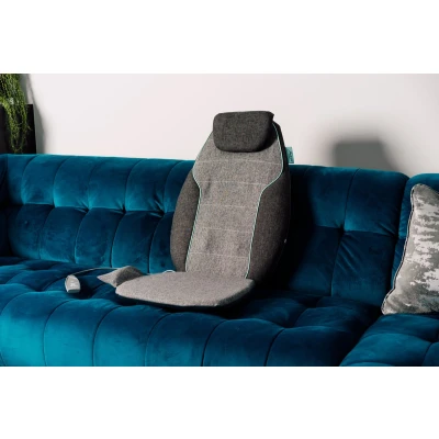 Afbeelding van Atlas ZEN Shiatsu Massagestoel voor ontspanning rug met SiliComfort gel kalmerende warmte en aromatherapie Oeko Tex stof