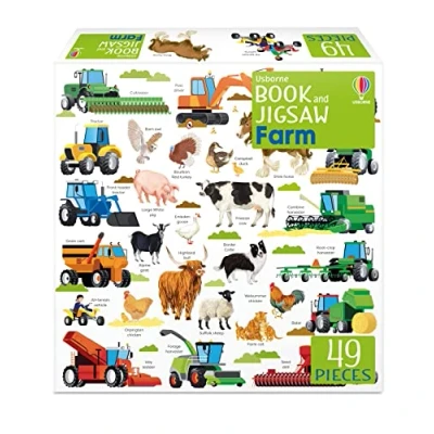 Afbeelding van Usborne Book and Jigsaw Farm