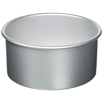 Afbeelding van Ibili 815120 bakvorm, rond, extra diep, 20 x 10 cm, aluminium, geanodiseerd, zilver