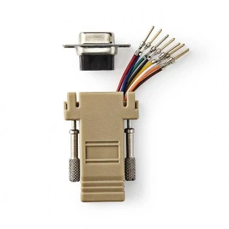 Afbeelding van RJ45 adapter Nedis (D sub 9 pins naar RJ45)