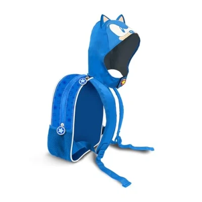 Afbeelding van Sonic Multicolour Hoodie Rugzak Classic (26 x 31 11 cm) met Capuchon