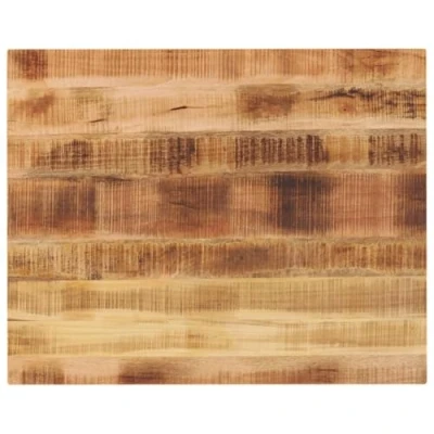 Afbeelding van vidaXL Tafelblad rechthoekig 90x80x3,8 cm massief ruw mangohout