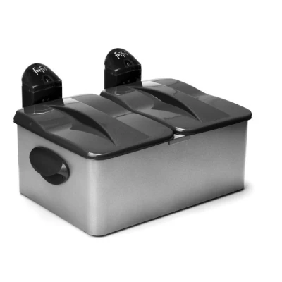 Afbeelding van Frifri 2*1,5 kg frietjes; 2*4,5l; 3200w ; metaal mantel, 10jaar F1998